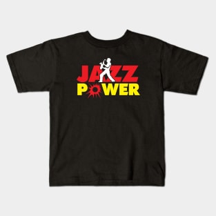 Jazz Power Hot Colors Design Kids T-Shirt